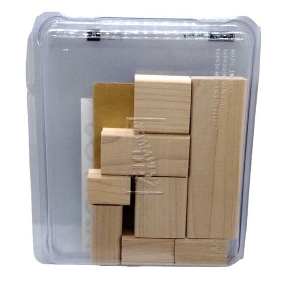 Stampin Up So Very 8 Piece Rubber Stamp Kit Unmounted 2007 Words and Phrases - Picture 5 of 5